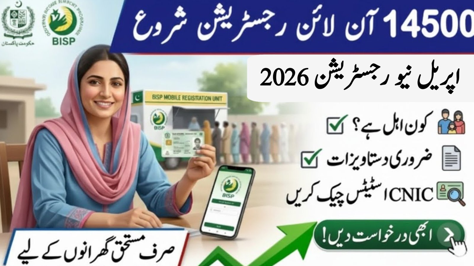 Current News! Ehsaas 8171 Web Portal 2026 – Complete Guide for BISP & NADRA Registration