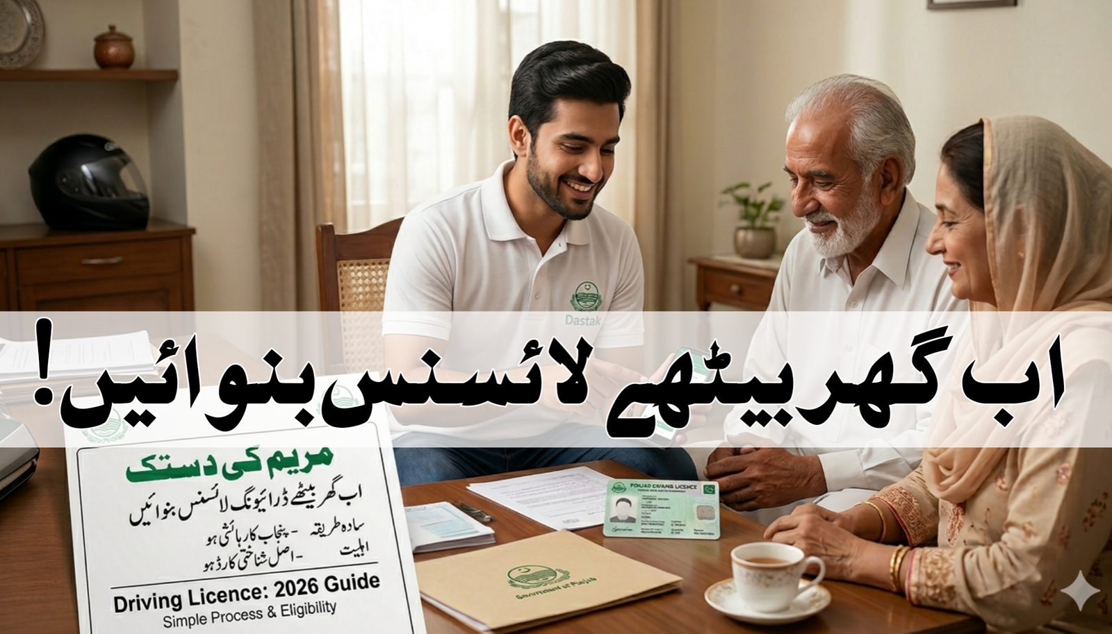 Get Your Driving Licence at Home